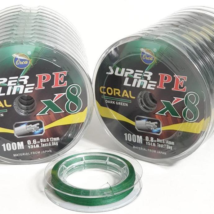 PE ORCA CORAL X8 100m connecting