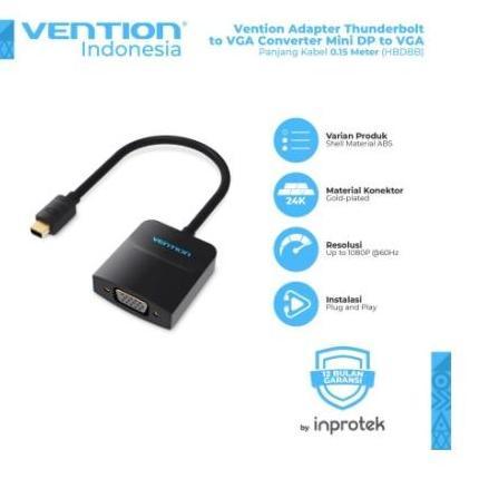 Vention Adapter Thunderbolt to VGA Converter Mini DP to VGA /