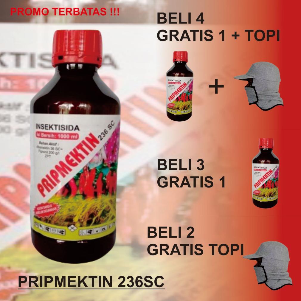 PRIPMEKTIN 236SC 500ML insektisida/Abamektin/Fipronil/zpt/abacel/amistartop/filia/pupuk Kebersihan
