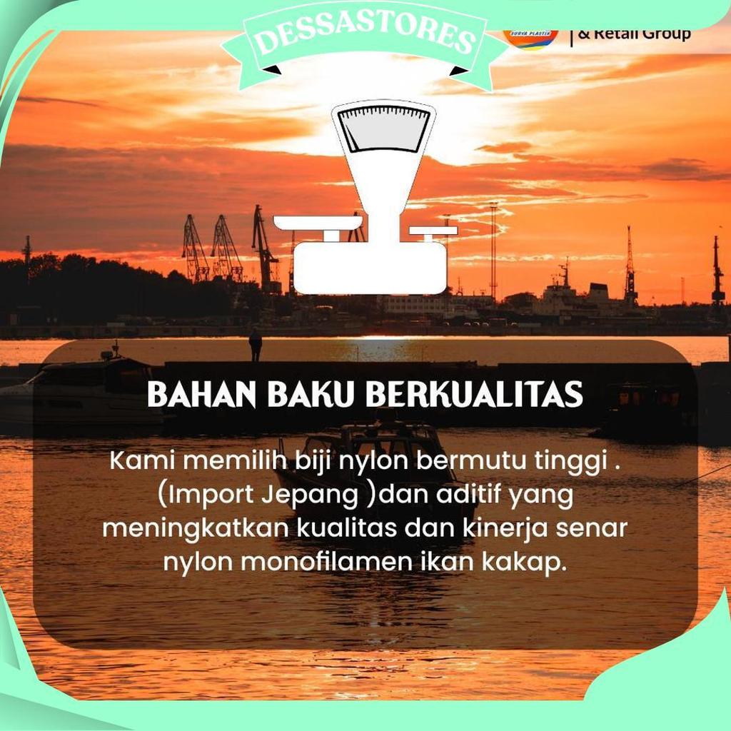 Senar Cap Ikan Kakap  Ukuran 5000 (140)  Per Roll /Tali Senar Pancing / Senar Layangan Ori
