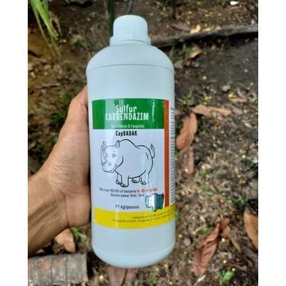 Desinfektan Cap Badak 1 Liter / Sulfur Carbendazim / Fungisida / Anti Jamur / Pertanian Peternakan K