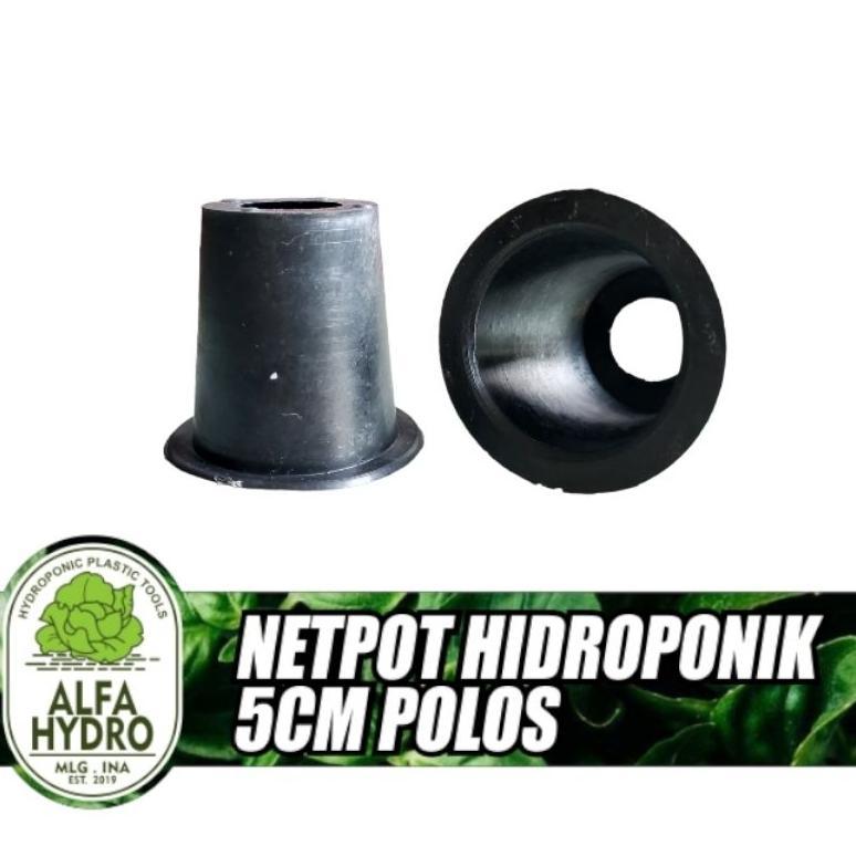 Promo Cod Netpot Hidroponik Polos 5Cm Tanpa Lubang Samping Warna Hitam Netpot Murah - Netpot Terlari