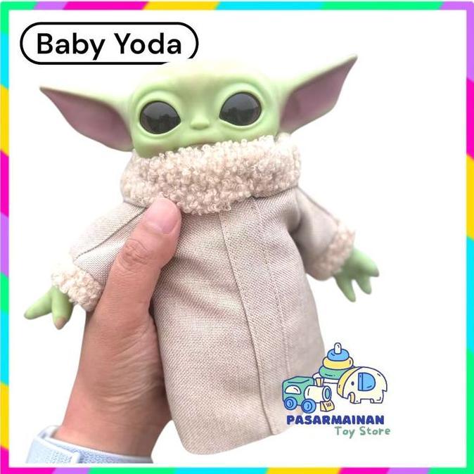 Mainan Boneka Baby Yoda Star Wars Mandalorian The Child Yoda Grogu Baby Yoda