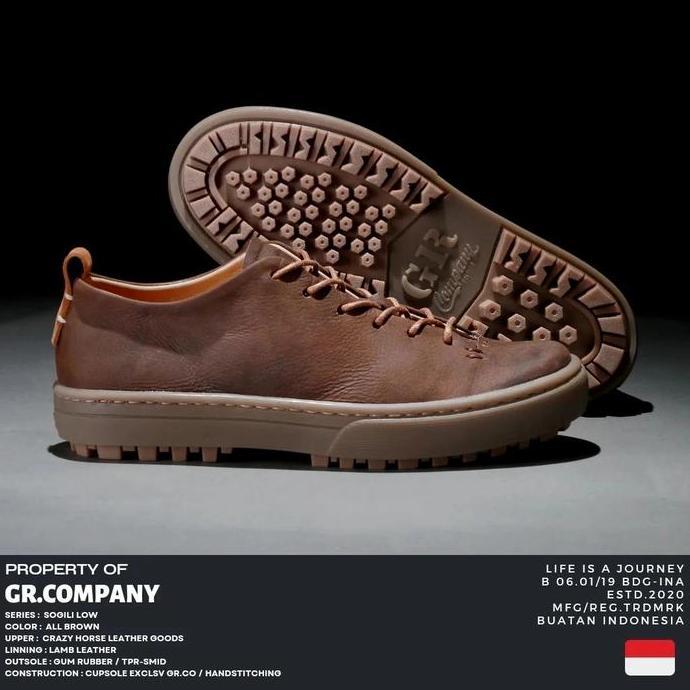 GR.Company - Sogili Low - Sepatu Sneakers Kulit