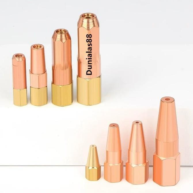 KIATO Nozzle Propane Gas Welding Nozzle Las Tips Pemegang untuk H01-2 H01-6 H01-12 Nozzle Untuk Gas 