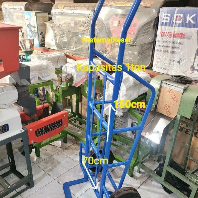 LOLOPECHKA Troli Angkut Barang Berat 1Ton Troli Barang Berat 1000kg