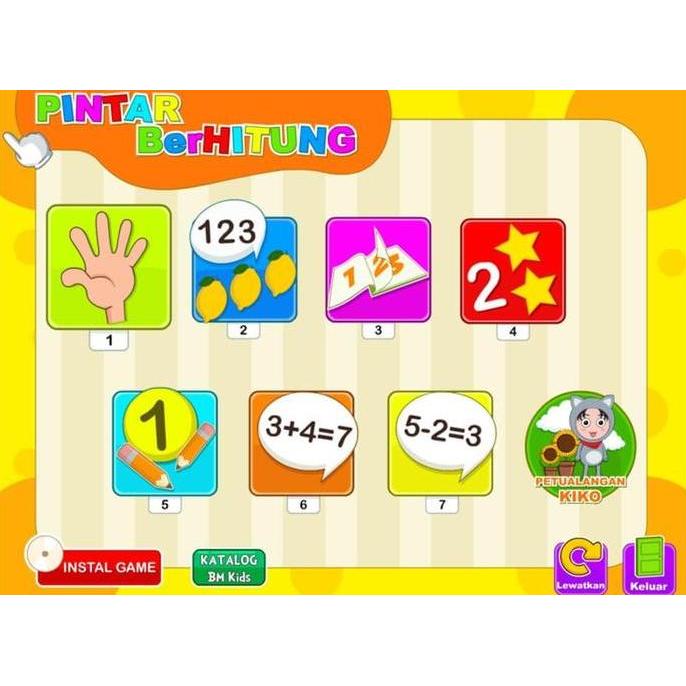 CD BELAJAR UNTUK ANAK BAMBOOMEDIA Pintar Berhitung
