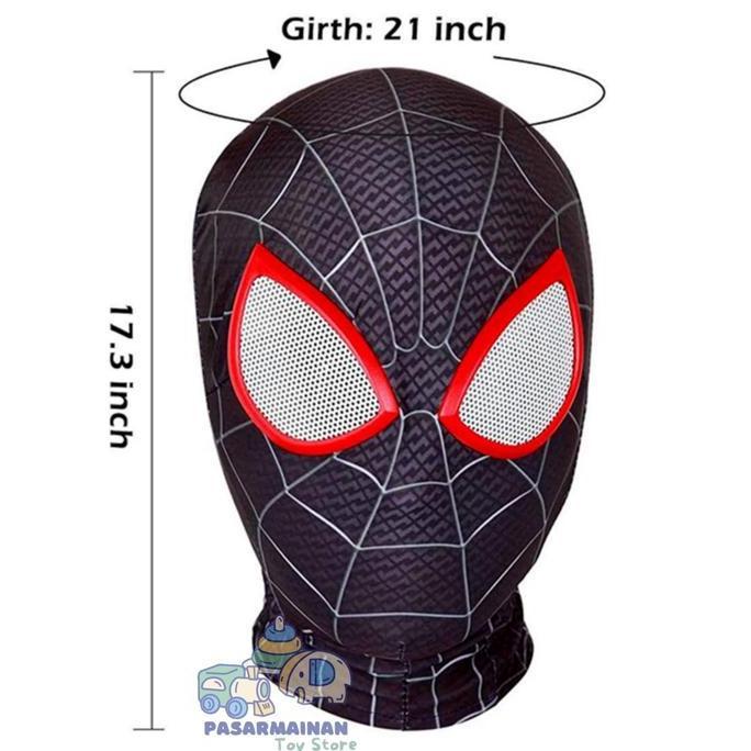 Mainan Topeng Mask Spiderman Headgear  Spiderman Cosplay Mask Topeng