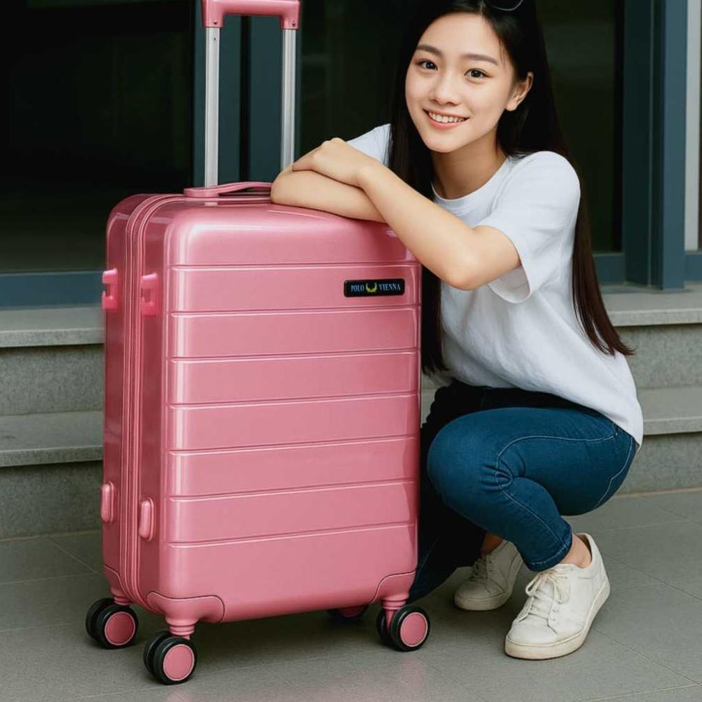 koper 24 inch - koper polo - model hardcase roda 4 putar 0124