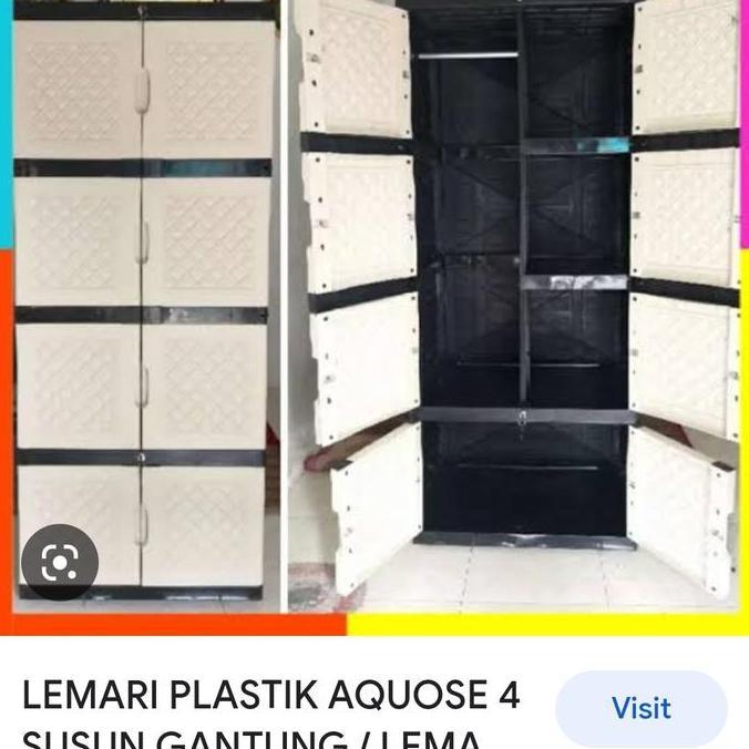 Lemari Plastik Aquose Gantung Jumbo