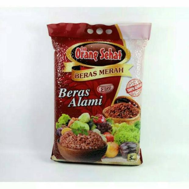Beras Merah Cap Orang Sehat 5Kg