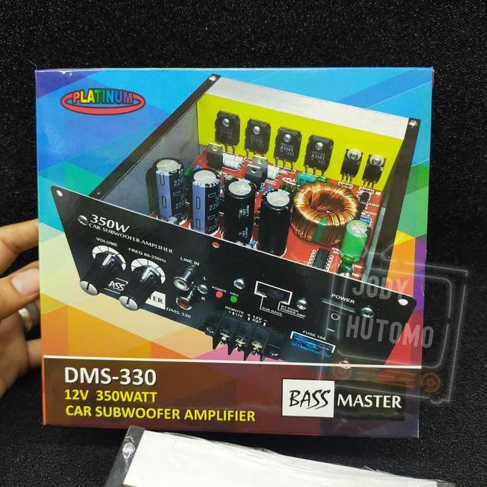 Power Monoblok DMS 330 Subwoofer Power Mobil Subwoofer 350 Watt ORI