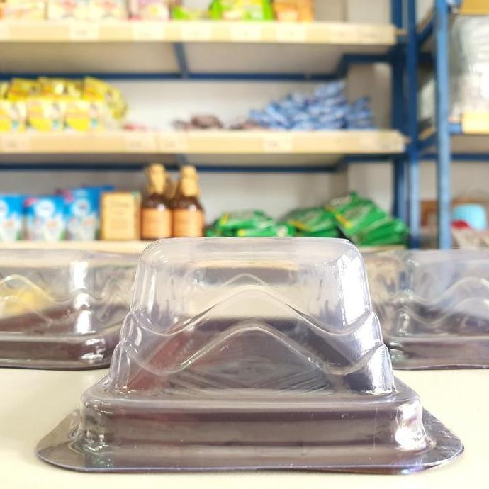 Mika 3 Mochi (5Pcs) / Tempat Mochi Isi 3 / Mika Mochi / Cup Mochi / Mika Mochi Persegi Panjang / Mik