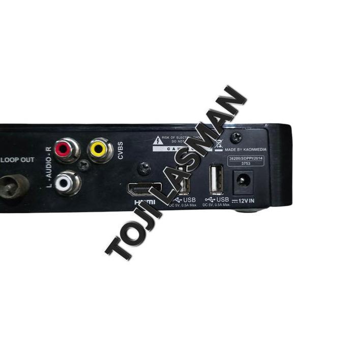 Nexmedia Adaptor Stb 12V 2A Untuk Set Top Box & Receiver Parabola Tv Digital Charger Cas Cepat