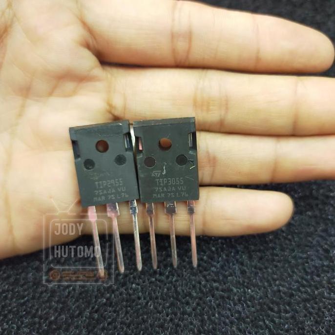TR Transistor TIP 2955 3055 ST KW Transistor Final merk ST 3055 2955