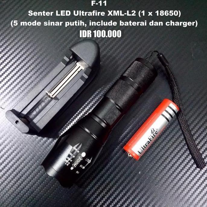 Senter Led Ultrafire Xml-L2