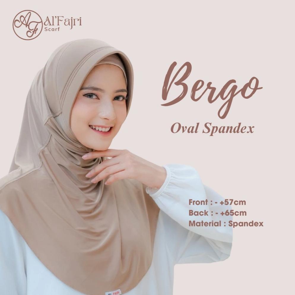Al Fajri Scarf - Hijab Instan Bergo Oval Spandex