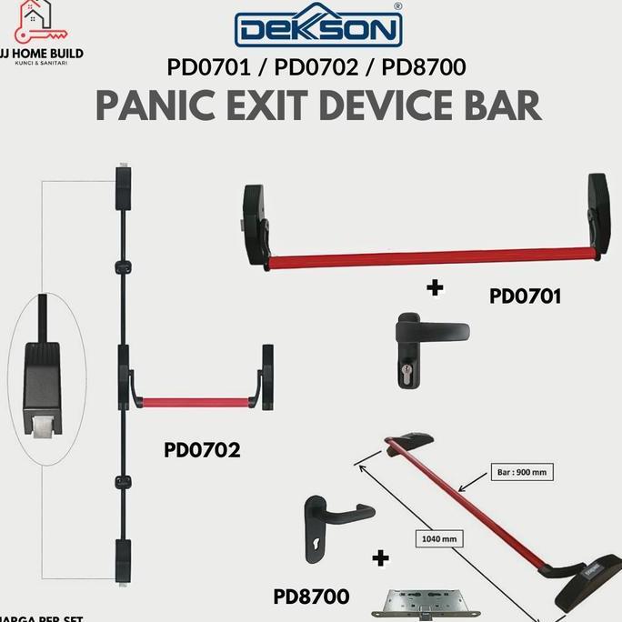 BEBAS ONGKIR - Panic Bar Dekson/PD8700/PD0701/PD0702/Pintu Emergency