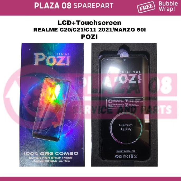 TERMURAH - LCD + Touchscreen OPPO REALME C20/C21/C11 2021/NARZO 50i