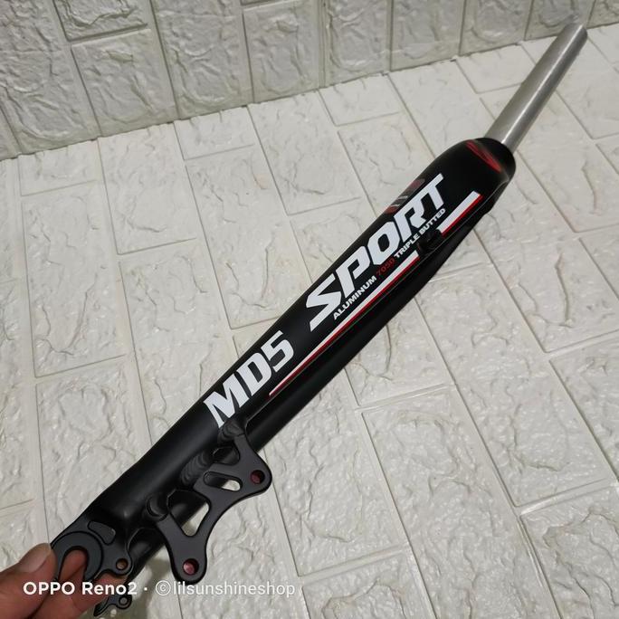 Promo Fork Rigid Md5 Sport Sepeda Roadbike 700C Mtb 27.5 Dan 29 Steertube Oversize 28.6Mm Alloy Disc
