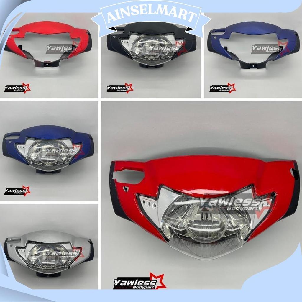 Batok Supra X 125 Lama 2005 - 2007 + Reflektor Supra X 125 Warna Hitam Merah Biru Ori