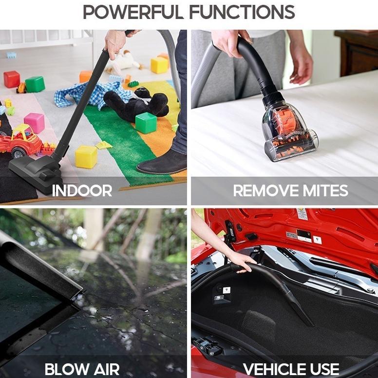 LENODI Vacuum Cleaner 20L 2000W 3in1 Vakum/Air Hisap/Blower Sedot Debu Basah Kering Vacum Blower Wet