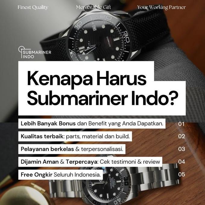 Exclusive Submariner Rubber B - Submariner Indo Seiko Mod