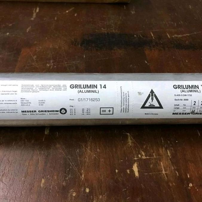 BEBAS ONGKIR - Kawat las listrik stick aluminium 4043 2.5mm eceran 1kg