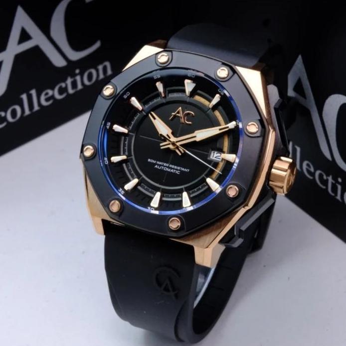JAM TANGAN PRIA AUTOMATIC ALEXANDRE CHRISTIE AC9601 AC 9601 ORIGINAL