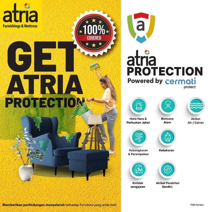 Promo Atria Sakha Meja Lampu Nakas Aestetik Table Furniture Cod