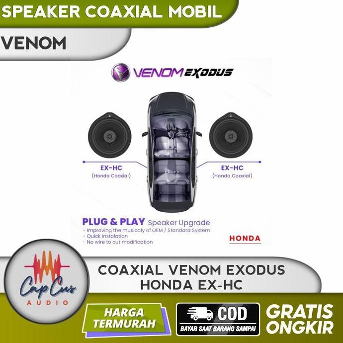 SPEAKER COAXIAL HONDA VENOM EXODUS EX-HC / SPEAKER COAXIAL MOBIL VENOM murah