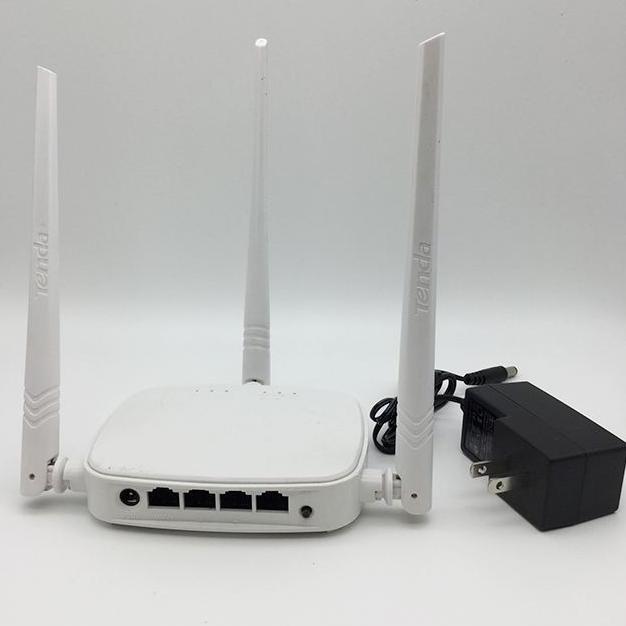 MINER Tenda N318 Router Wireless Access Point 300 Mbps 2.4Ghz Second + Adaptor Router Wifi
