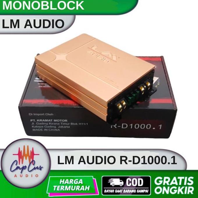 POWER MONOBLOCK LM AUDIO R D1000.1 / POWER AMPLIFIER LM AUDIO R D1000 murah