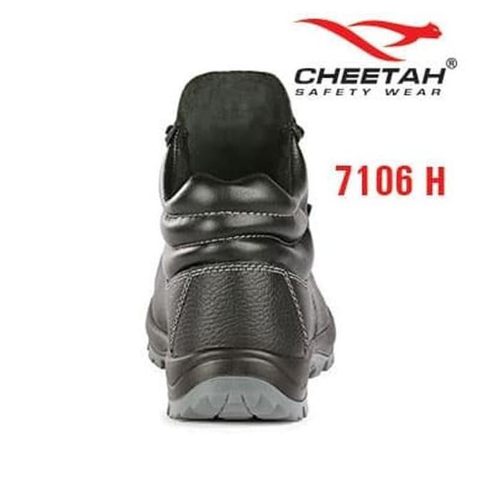 Promo Sepatu Safety 7106 H - Cheetah - Double Sol Polyurethane Safety Shoes Cod