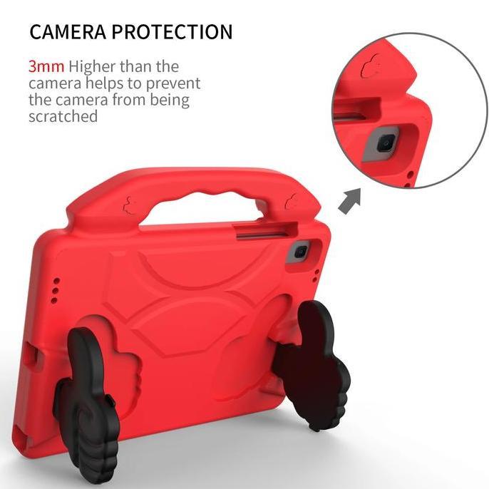 DF202>> Case Samsung Tab A8 / Samsung Tab A8 / X200 X205 T295 T290 Case Anak Jempol Standing Thumb