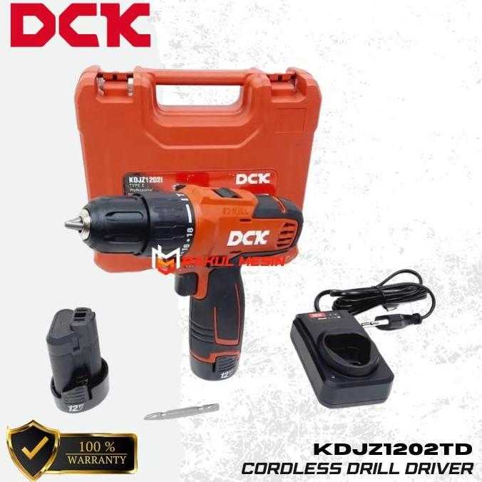 CHRYSAN DCK KDJZ1202TD Cordless Drill Driver Mesin Bor baterai 12V KDJZ 1202