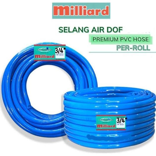 Selang air 3/4 inch Selang milliard dof 3/4" inch biru (1 roll)