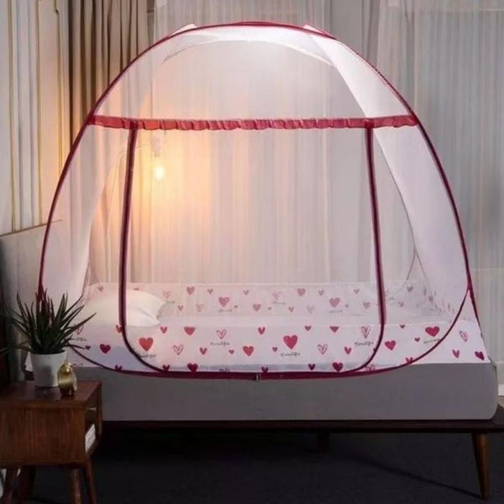 Kelambu Kasur/Kelambu Model Tenda/Kelambu Anti Nyamuk/Kelambu Praktis