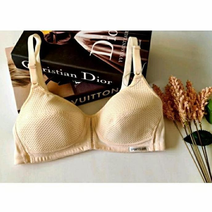 34A 34B 34C 36B 38B Ib 1013 Bra Sport Tanpa Kawat Wacoal