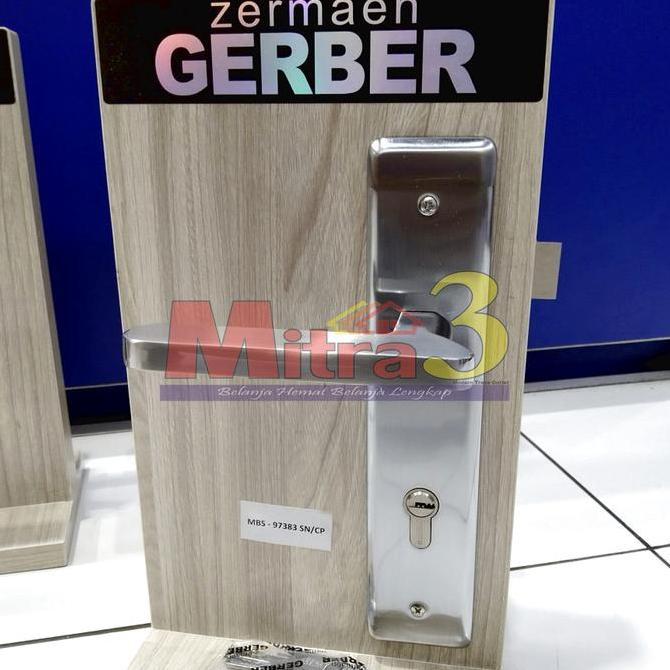 favorit] Kunci Pintu GERBER MBS-97383 Lengkap Handle + Body + Silinder
