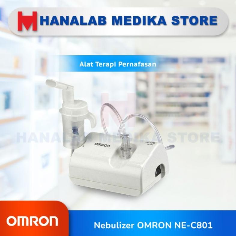 OMRON NEBULIZER NE-C801 / ALAT UAP DEWASA, ANAK DAN BAYI