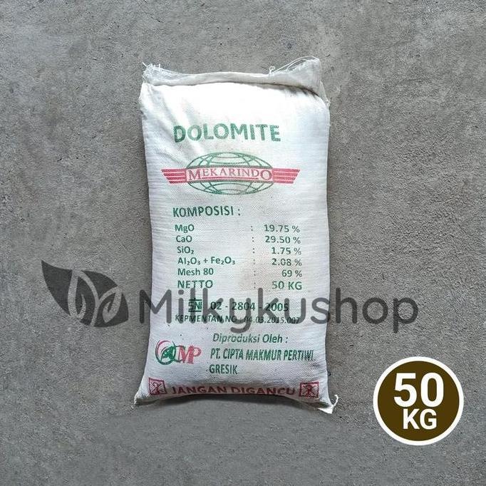 Promo PUPUK DOLOMITE 50 KG KEMASAN PABRIK KAPUR DOLOMIT  COD