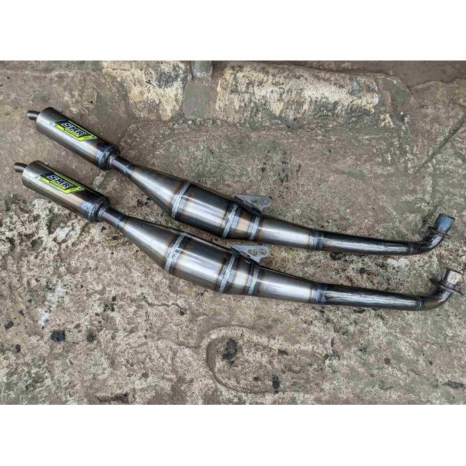 Knalpot SMR F1zr Standar Racing Full Plat Karat Original