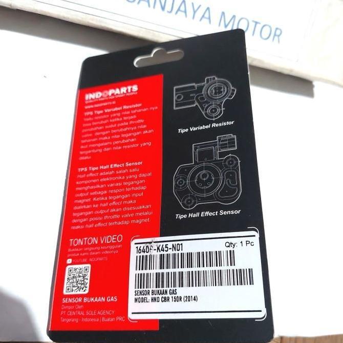 Tps Sensor Bukaan Gas 16400-K45-N01 Cbr 150R 2014 Indoparts Original