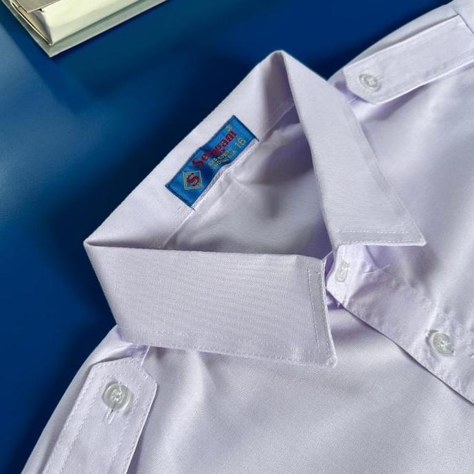 DI17 >> Baju PMR/PDL/PDH Putih Pendek Merek Seragam