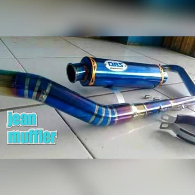 knalpot racing dbs bluemoon list kuning satria fu Original