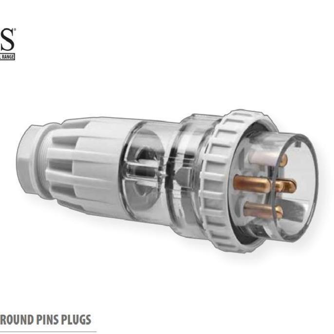 Promo Boss Plugs Ip56 B56P 520 / B56P 532- 5 Round Pins 20A / 32A 500V Cod