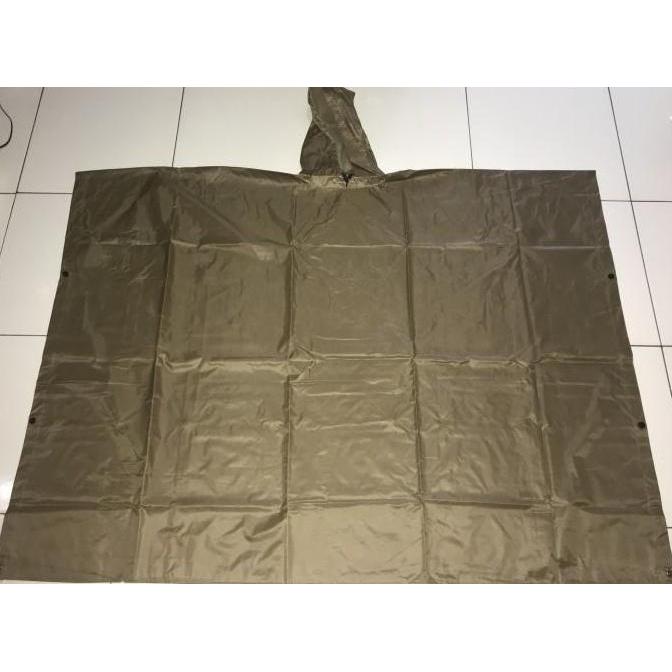 Ponco Coklat / Jas Hujan Ponco Coklat Polri