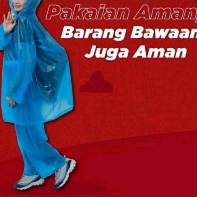 jas hujan ponco lengan pakai celana ibex tiktok ,
