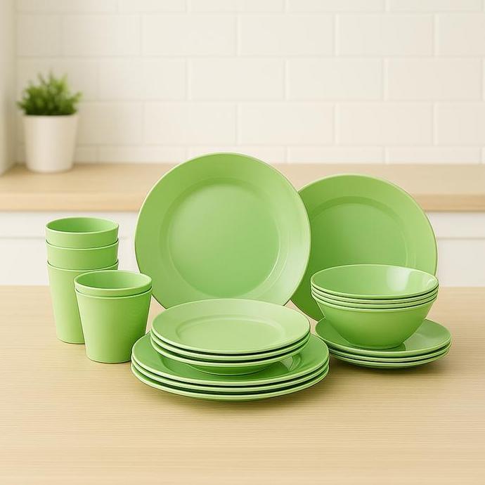 Set Alat Makan Seiv Onyx 28 Pcs Piring - Gelas - Mangkuk